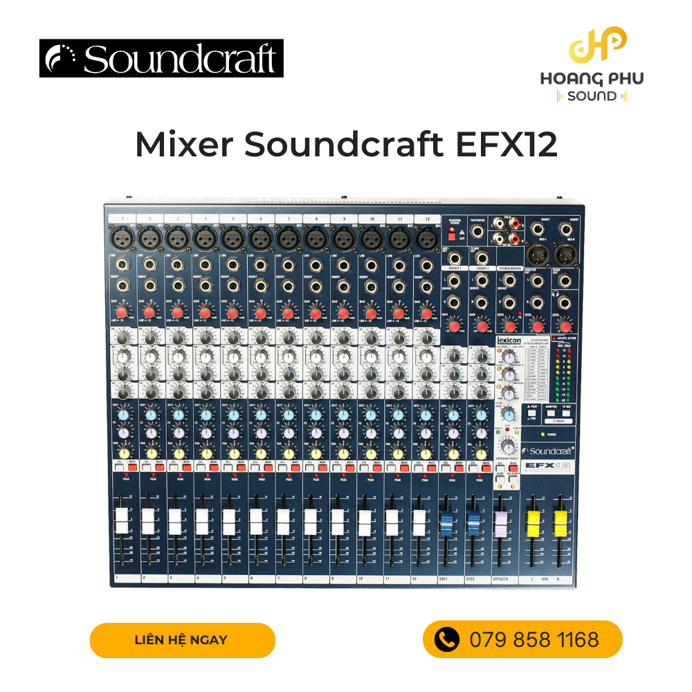 Mixer Soundcraft EFX12