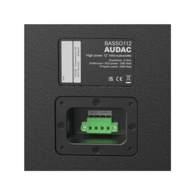 Loa Sub AUDAC BASSO115 11 BASSO112 connection