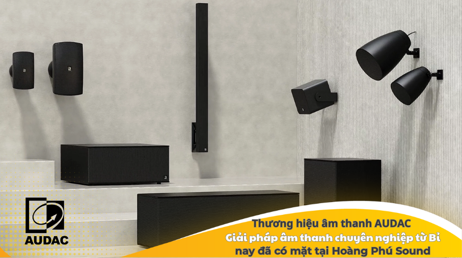 Thương hiệu âm thanh AUDAC – Giải pháp âm thanh chuyên nghiệp từ Bỉ, nay đã có mặt tại Hoàng Phú Sound 10 Loa audac den tu bi 7