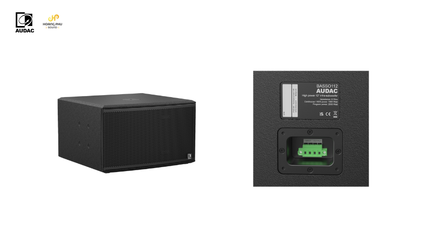 Loa Subwoofer AUDAC BASSO Series & BASSO/O Series – Hiệu suất mạnh mẽ cho mọi không gian | Hoàng Phú Sound 3 Loa sub audac basso 4